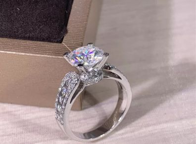 Sterling Silver Solitaire Ring