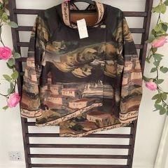 jacket Bnwt made in Italy khaki multi asymmetrical wrap closing jacket freesize