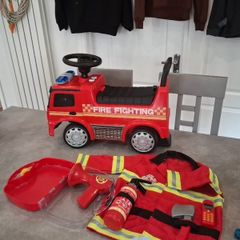 Kids Ride on Firetruck