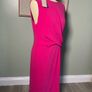 Ladies Hobbs Whitbourn Cocktail Dress Shocking Pink UK14 Image 4
