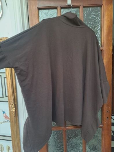 Oversized COS style asymmetric turtleneck