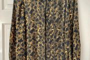 Just Female Snake Print Blouse - Size S