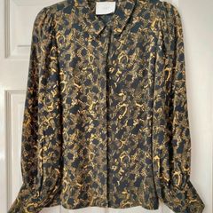 Just Female Snake Print Blouse - Size S