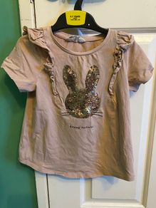 H&M girl's top peach