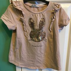 H&M girl's top peach