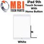 iPad 9 Touch Screen Digitizer Glass Home Button iPad 9th Generation White Image 3
