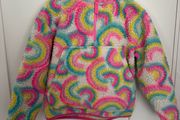 Rainbow hoodie / jumper for a girl, 122cm, 6-7 years