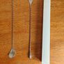 2x Long Dessert / Cocktail Spoons Image 2
