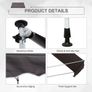 3 x 1.5m Balcony Manual Adjustable Awning Image 6