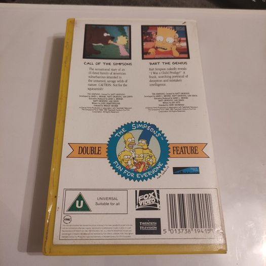 Call of the Simpsons VHS