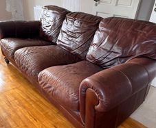 3 Piece Suite, Genuine Leather