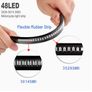Universal 20.32cm Flexible LED Light Strip with Tail Brake Stop Turn Signal Lights All-in-one Image 7