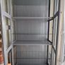 Grey Glass Display Cabinet / Storage Unit Image 3