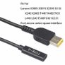 Type-C Female to Square DC Male Power Charger Adapter Cable for Lenovo Thinkpad Image 2