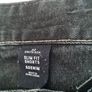 Men's black denim shorts Image 5