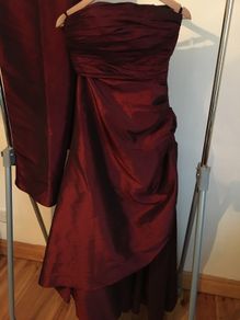 Occasional or Debs maroon Juju & Christine dress