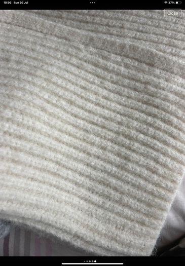 Cream hooded cardigan size 1 - 2 zipped front