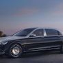 19" MAYBACH Mercedes Type Black Gloss Alloy Wheels Audi Seat Skoda Mercedes VW 5x112 Image 2