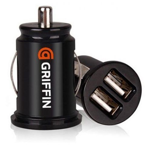 Griffin PowerJolt Micro Dual ipod iphone 4s 4 i pod ipad phone 2 Car USB charg