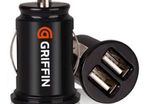 Griffin PowerJolt Micro Dual ipod iphone 4s 4 i pod ipad phone 2 Car USB charg