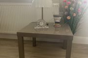 high gloss side table