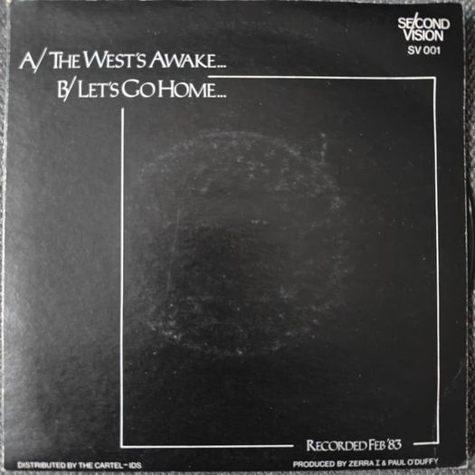 Zerra 1, The Wests Awake PS 7" Irish New Wave
