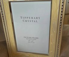 Tipperary Crystal Silver Plated Photo Frame | Original Packaging