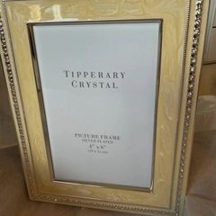 Tipperary Crystal Silver Plated Photo Frame | Original Packaging