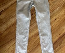 Next silver jeggings age 8 in excellent condition! Worn twice!