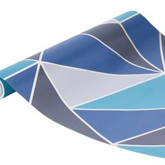 Apex Geo Sidewall Wallpaper, Aqua/navy Multiple Colours Available, See Photos (free Postage)