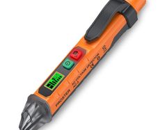 Voltage Tester Pen Non Contact Voltage Detector 48V-1000V/12V-1000V AC Electrical Tester Pen Live/Null Wire Tester with Sensitivity Adjustable Wire Breakpoint Finder Buzzer Alarm Flashlight
