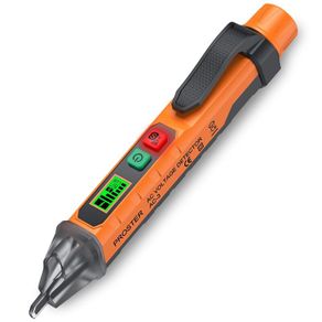Voltage Tester Pen Non Contact Voltage Detector 48V-1000V/12V-1000V AC Electrical Tester Pen Live/Null Wire Tester with Sensitivity Adjustable Wire Breakpoint Finder Buzzer Alarm Flashlight