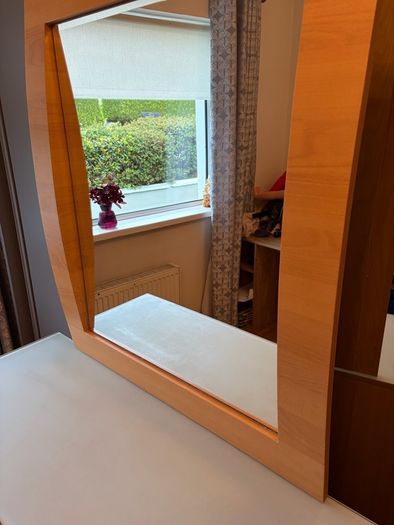 Bedroom Furniture Set, Chest of Drawers, Mirror & Bedside Locker
