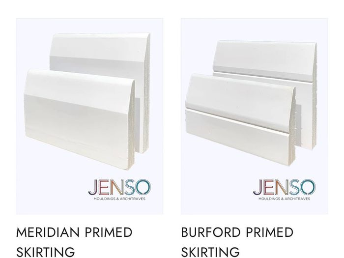 Primed skirting board 144cm