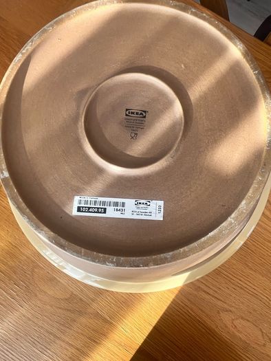 Stoneware Mixings Bowls Large Pair