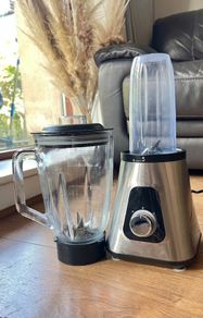 GDOR 1200W Smoothie Blender 2-in-1 with Glass Jug & Travel Cup
