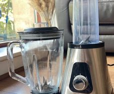 GDOR 1200W Smoothie Blender 2-in-1 with Glass Jug & Travel Cup
