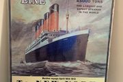 TITANIC metal sign