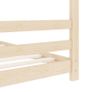 Kids Bed Frame Solid Pine Wood 80x160 cm Image 6