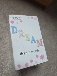 NEXT wooden DREAM words decor