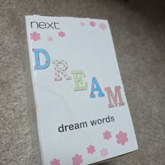 NEXT wooden DREAM words decor