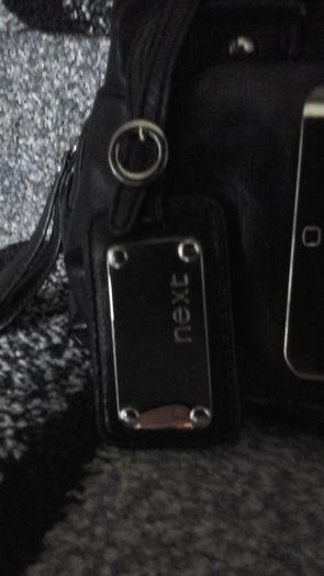 NEXT..Beautiful Black Bag with Four Compartments  (as new as used once!!)