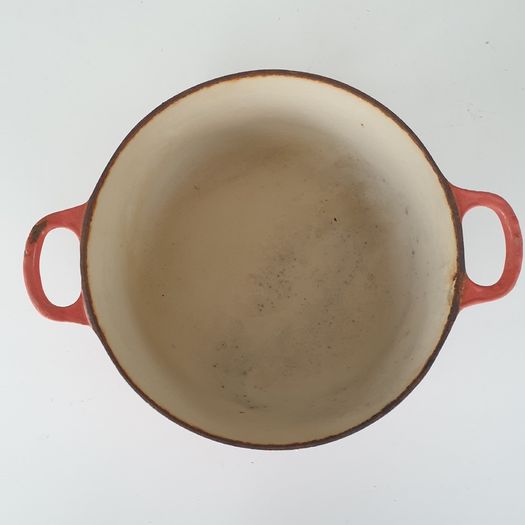 Le creuset 20 cm cast iron pot no lid vintage