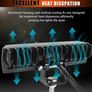 2pcs 17.78 cm LED Light Bar 60W 5500LM 6500K White Lighting Off Road Driving Auxiliary LED Image 9