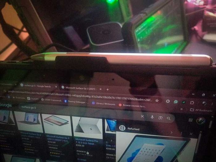 Microsoft Surface Go 3, Keyboard, Pen, Armor Case