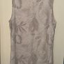Primark Cream and Beige Leaf Patterned Sleeveless Top Image 2