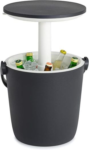 Keter Bar Table Drinks Cooler Anthracite Side Table Bistro Table Coolbar