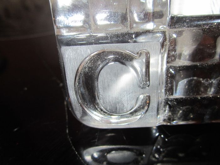 Waterford crystal baby photo frame