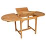 7 Piece Garden Dining Set Solid Teak Wood Image 2
