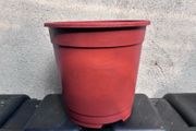 Plastic terracotta flower pot